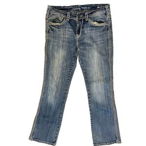 Cowgirl Tuff Co. Don’t you dare fence me in size 29/33